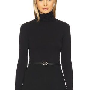 NWT RIPLEY RADER Black Soft Turtleneck Top 4 S
